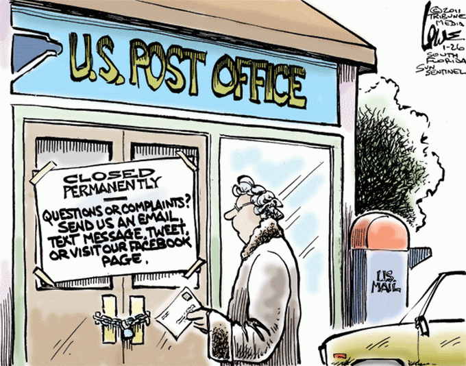 post office closed